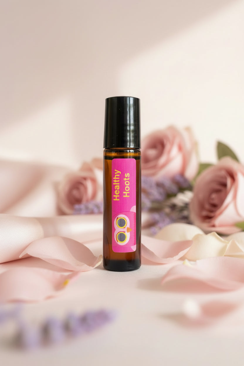 Handmade essential oil roller for breast health and wellness support