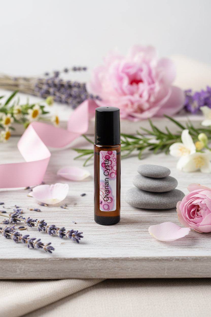 Essential oil roller for ovarian cyst support and relief by Jen's
Products