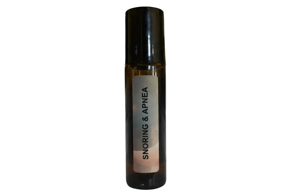 Handmade essential oil roller for snoring and sleep apnea support