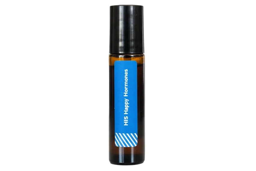 Essential oil roller for men's hormone balance and vitality by Jen's Products