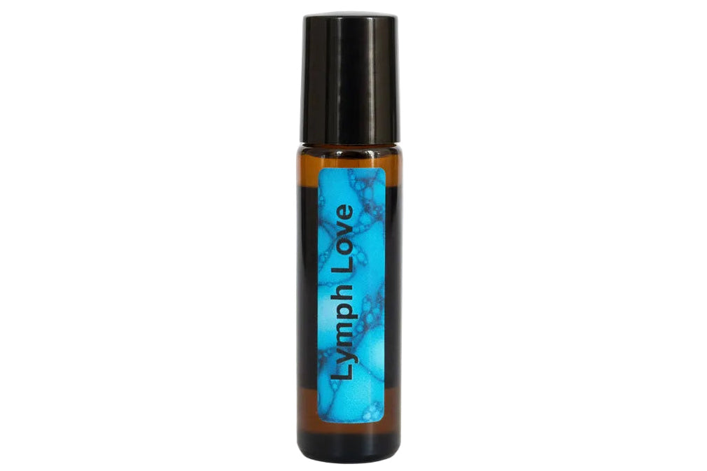 Handmade essential oil roller for lymphatic system support and detox