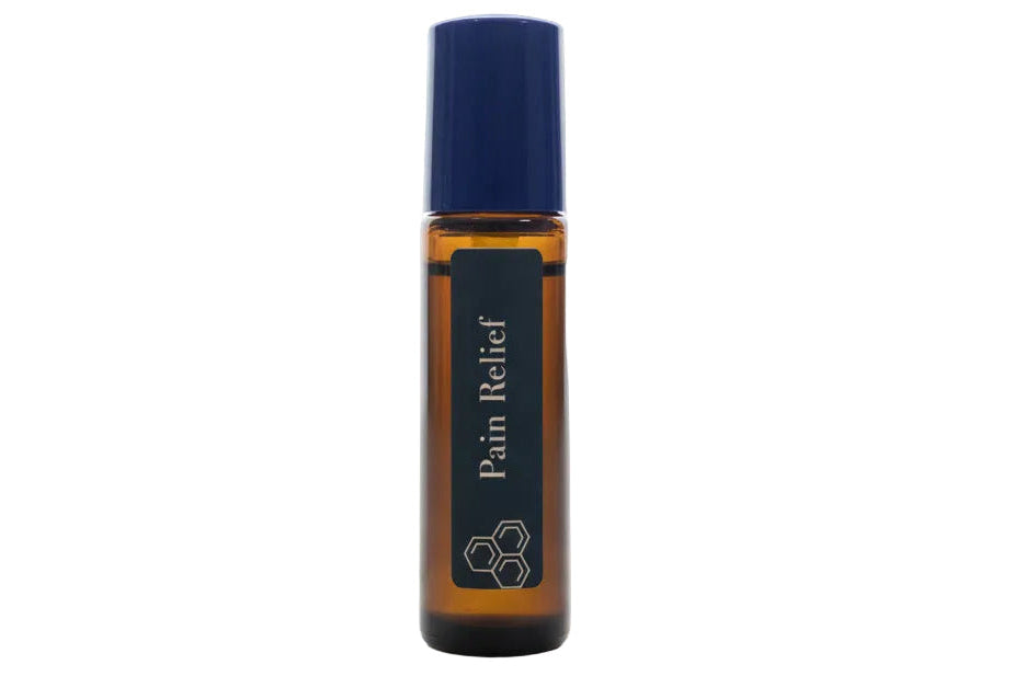 Handmade essential oil roller for natural pain relief