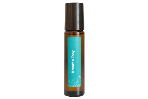 Handmade essential oil roller for respiratory support and easier breathing