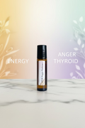 Handmade essential oil roller for women's hormone balance and wellness (Hormone 1 for anger, energy and thyroid)