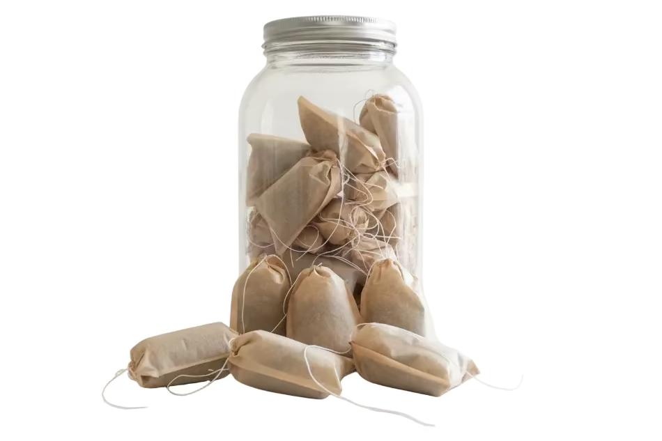 Handmade herbal tea bag for cough relief and sinus drainage by Jen's Products