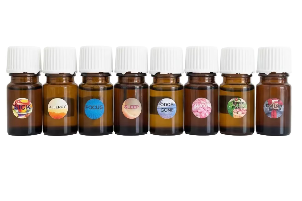 Handmade essential oil diffuser blend by Jen's Products for aromatherapy