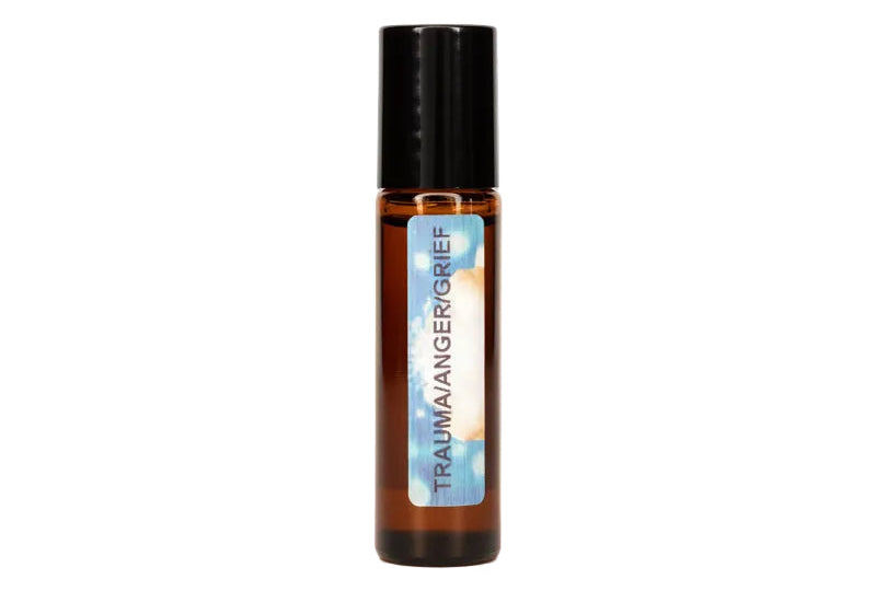 Essential oil roller for emotional support through trauma, anger, and grief