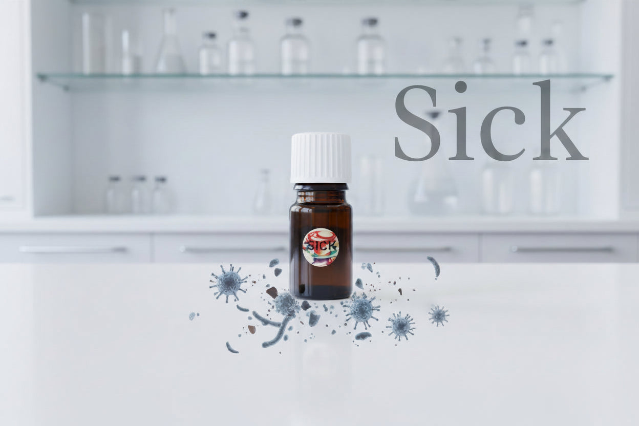 Handmade essential oil diffuser blend by Jen's Products for aromatherapy (Sick blend)