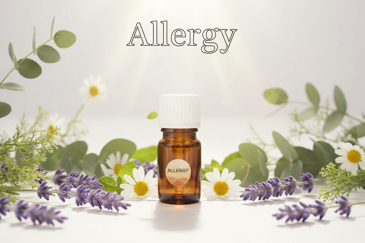 Handmade essential oil diffuser blend by Jen's Products for aromatherapy (Allergy blend)