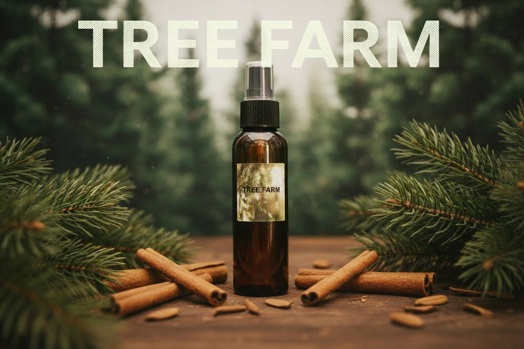 Handmade essential oil car and room spray by Jen's Products (Tree Farm)
